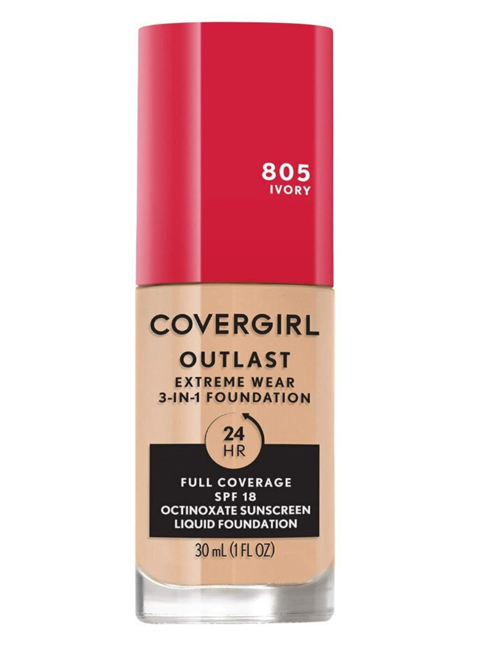 CoverGirl Outlast Extreme Wear 3-in-1 Foundation - 805 Ivory